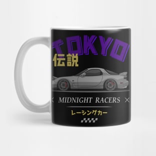 Midnight Racer Silver FD3S RX7 JDM Mug